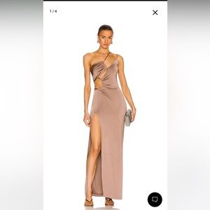 ET OCHS Violet Cutout Gathered Gown